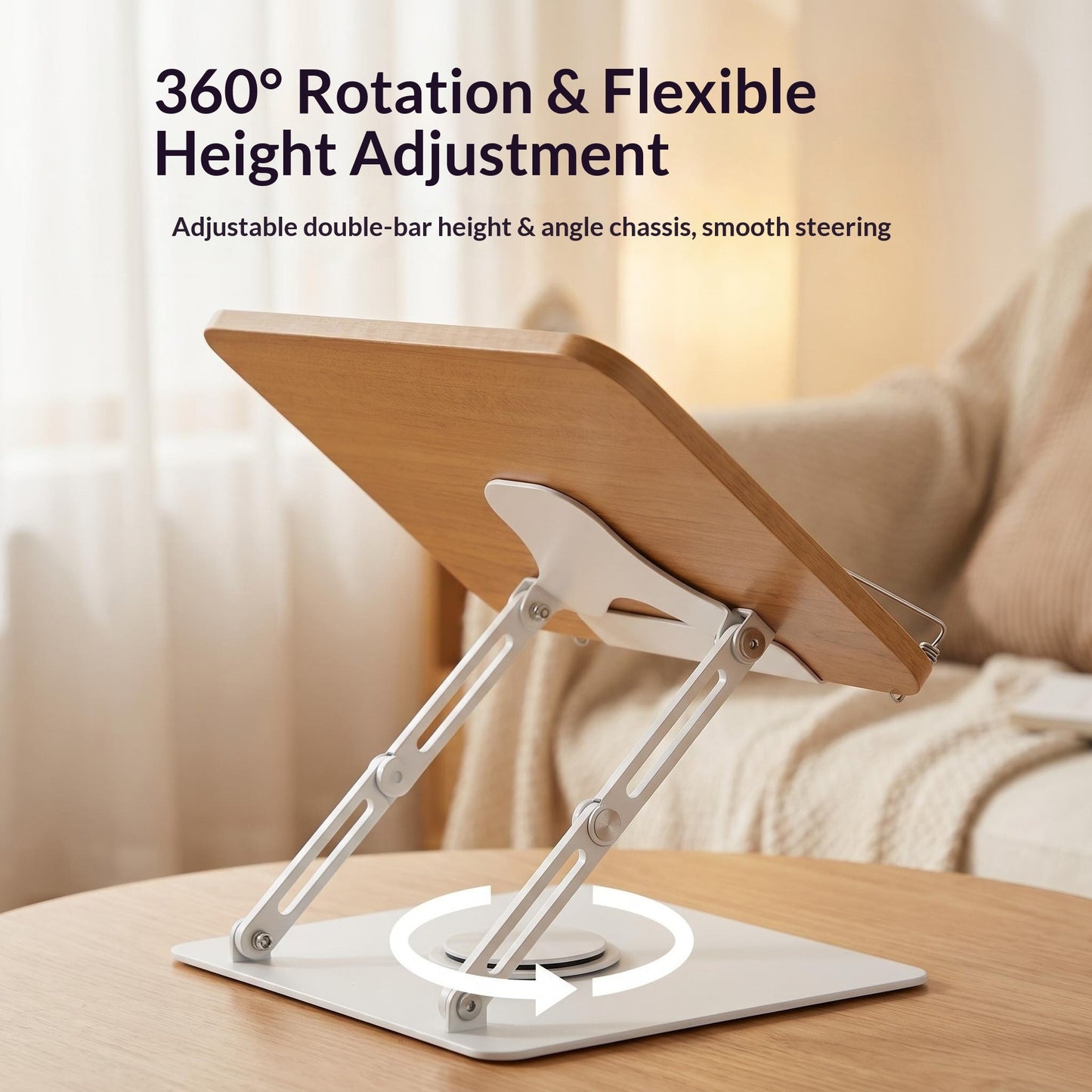 Lectora by Luminook™ — 360° Book & Tablet Stand