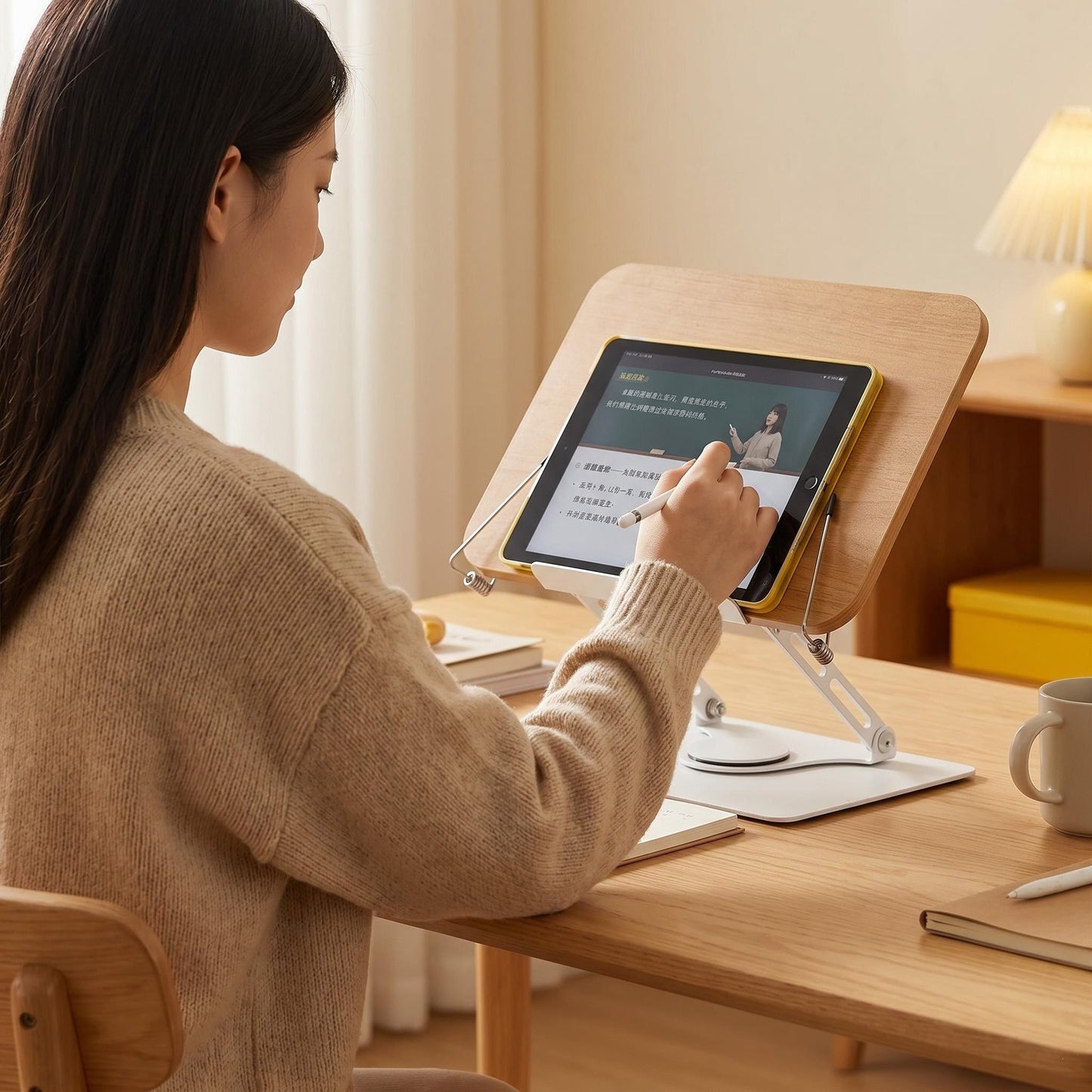 Lectora by Luminook™ — 360° Book & Tablet Stand