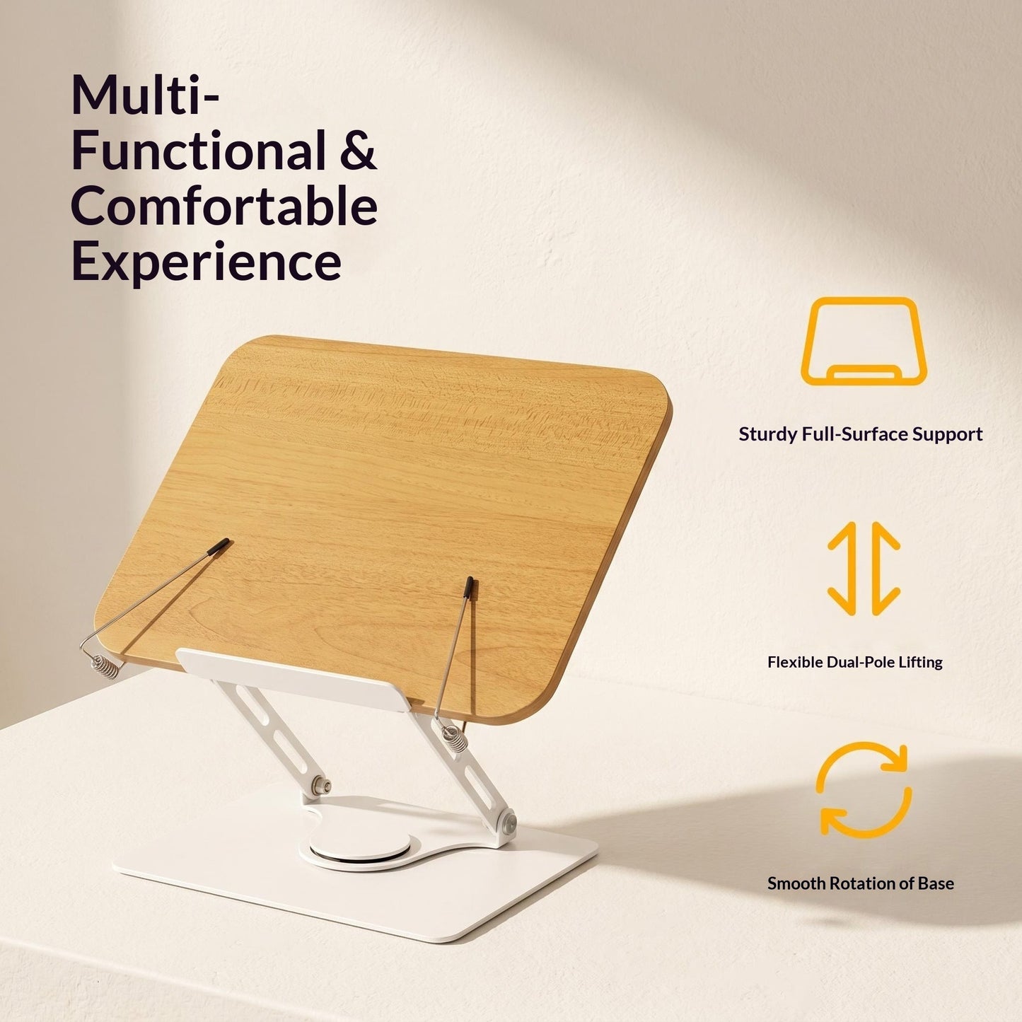 Lectora by Luminook™ — 360° Book & Tablet Stand